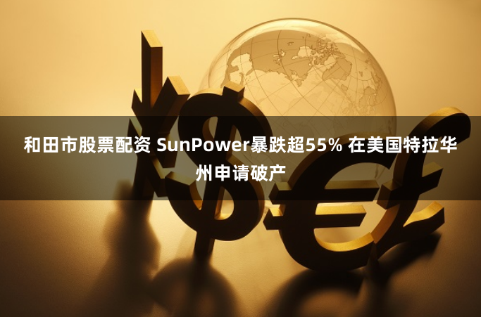 和田市股票配资 SunPower暴跌超55% 在美国特拉华州申请破产
